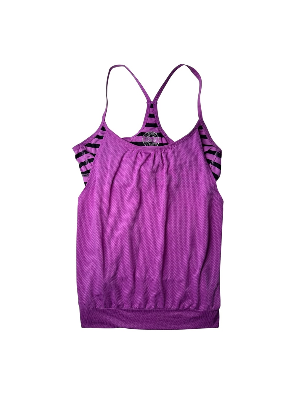 So Purple Racerback Activewear Tank Top